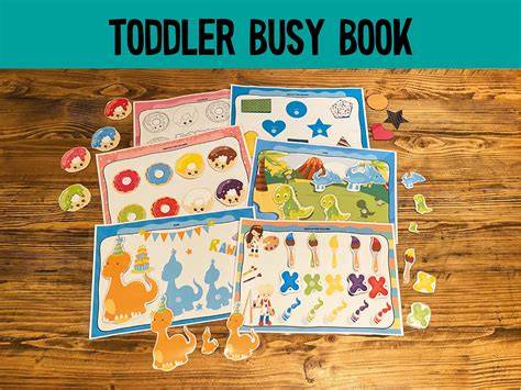 Free Printable Busy Book For 3 Year Old