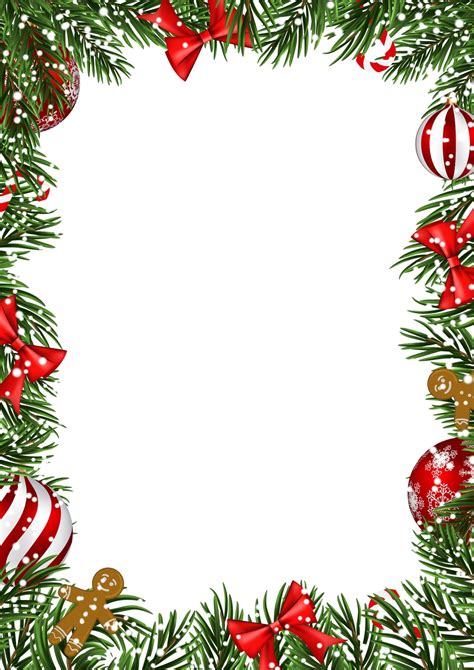 Free Printable Christmas Borders