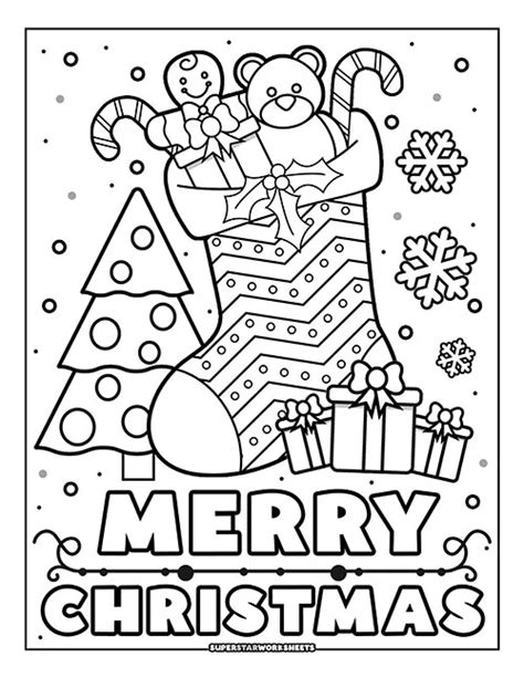 Free Printable Christmas Colouring