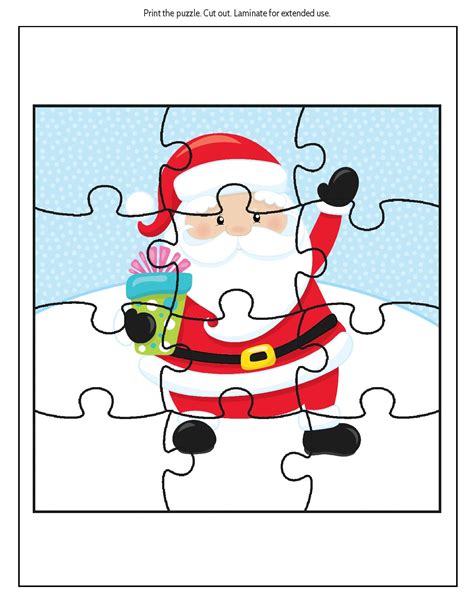 Free Printable Christmas Picture Puzzle Game