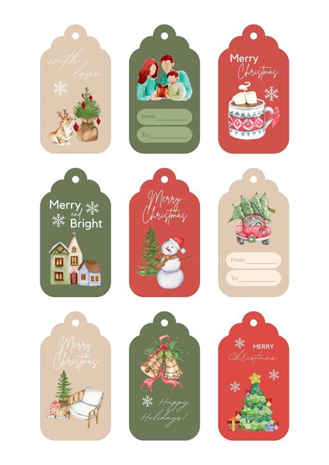 Free Printable Christmas Tag