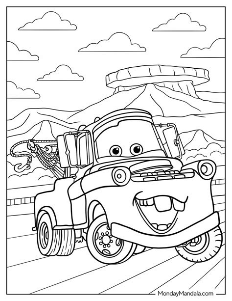 Free Printable Coloring Pages Cars