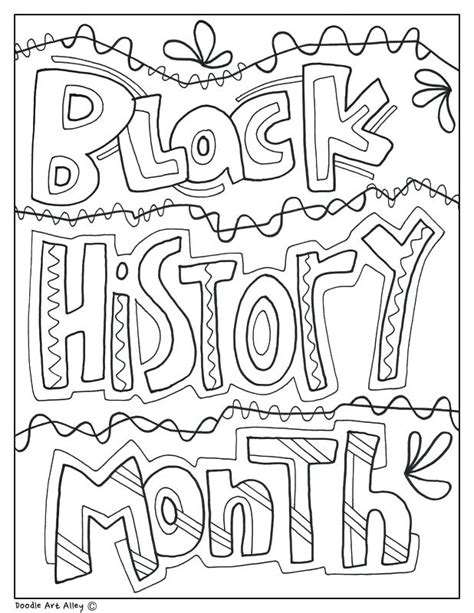 Free Printable Coloring Pages For Black History Month
