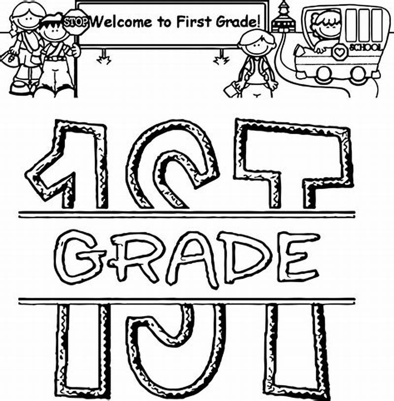 Free Printable Coloring Pages For First Graders