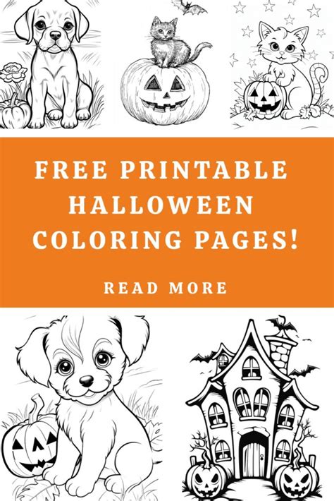 Free Printable Coloring Pages Halloween