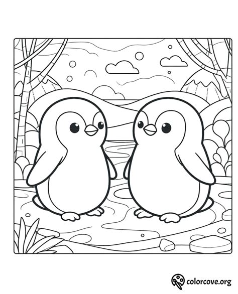 Free Printable Coloring Pages Penguins
