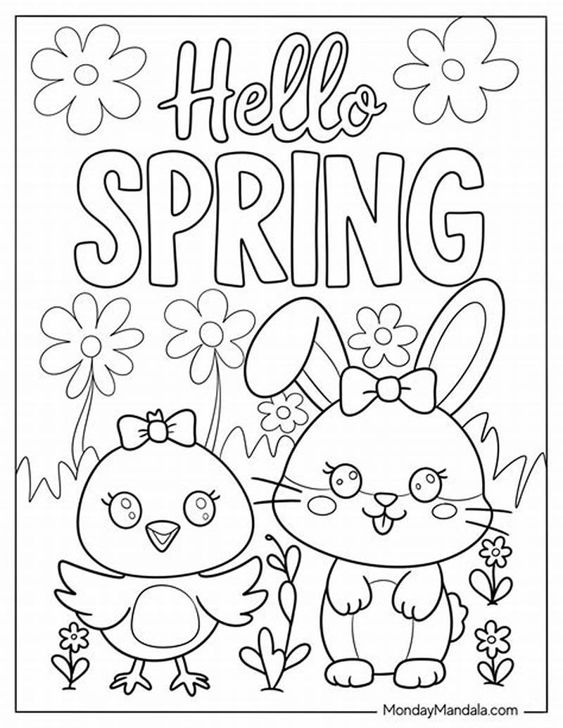 Free Printable Coloring Pages Springtime