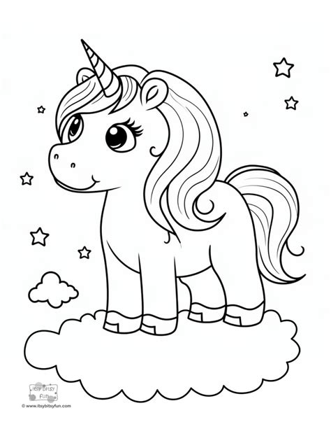 Free Printable Colouring Pages Unicorns