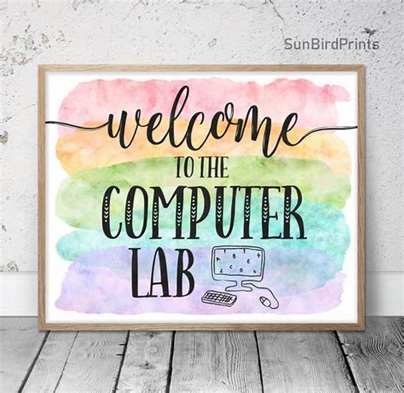 Free Printable Computer Lab Posters