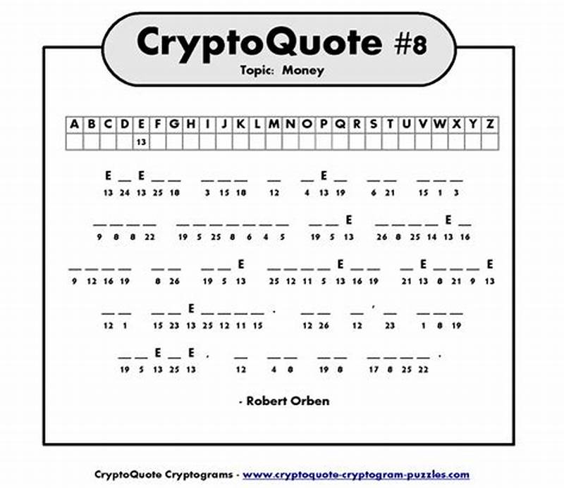 Free Printable Cryptogram Puzzles With Answers