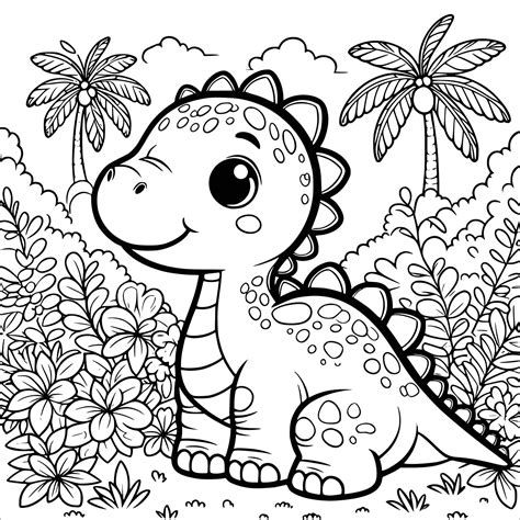 Free Printable Dinosaur Colouring Pages