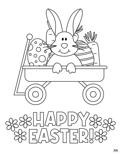 Free Printable Easter Bunny Colouring Pages