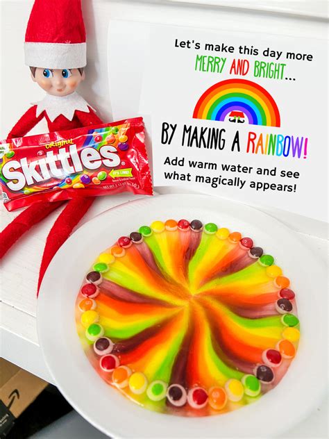 Free Printable Elf On The Shelf Skittles Note