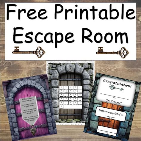 Free Printable Escape Room