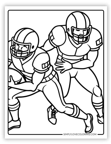 Free Printable Football Coloring Pages