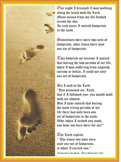 Free Printable Footprints Poem