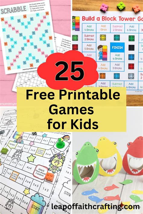 Free Printable Games