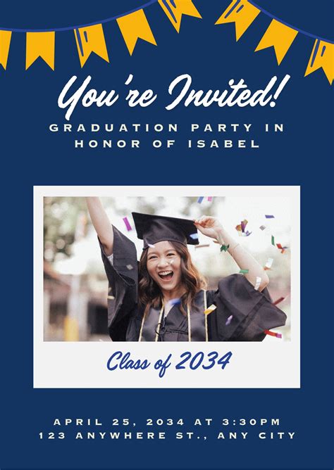 Free Printable Graduation Announcement Templates