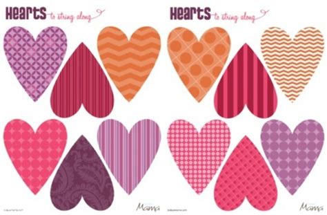 Free Printable Hearts For Valentines Day