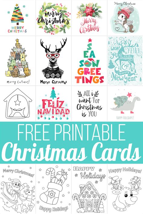 Free Printable Holiday Cards