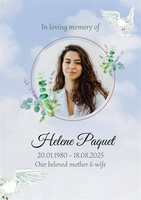 Free Printable In Loving Memory Cards No Download Required