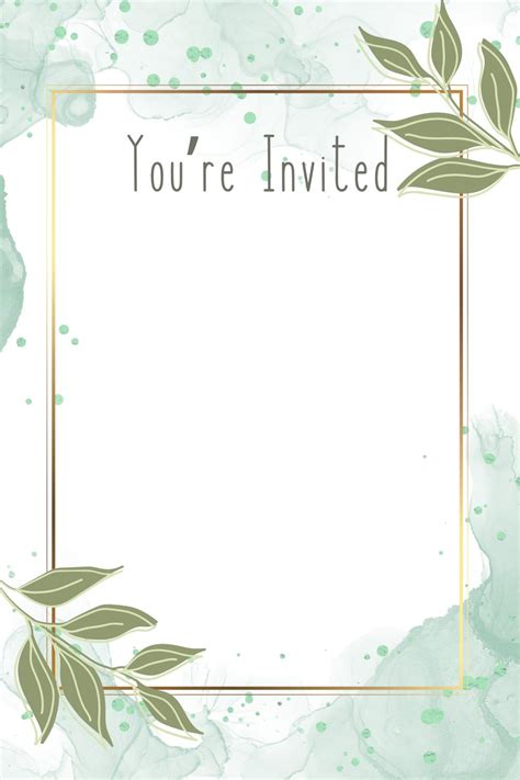 Free Printable Invitation Templates No Download No Sign In