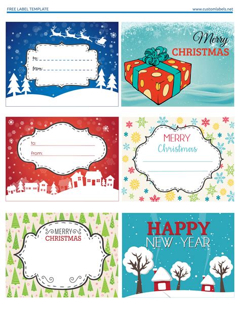Free Printable Labels For Christmas