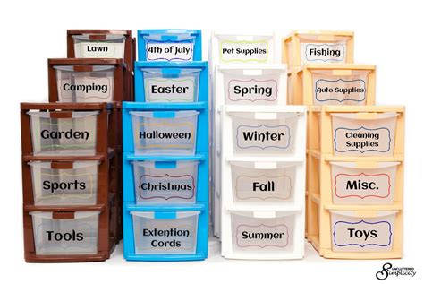 Free Printable Labels For Storage Bins