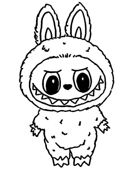 Free Printable Labubu Coloring Pages