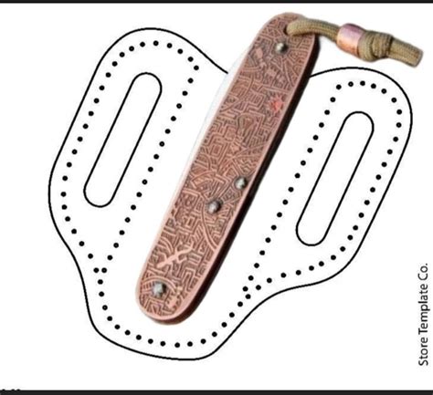 Free Printable Leather Knife Sheath Patterns