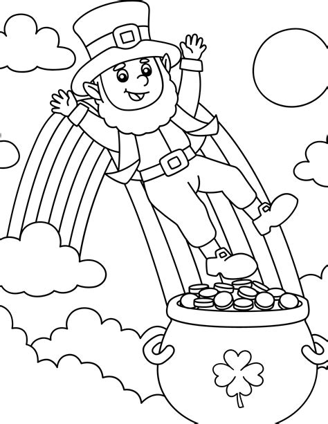 Free Printable Leprechaun Coloring Pages