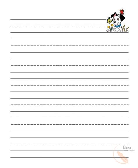 Free Printable Lined Paper For Kids