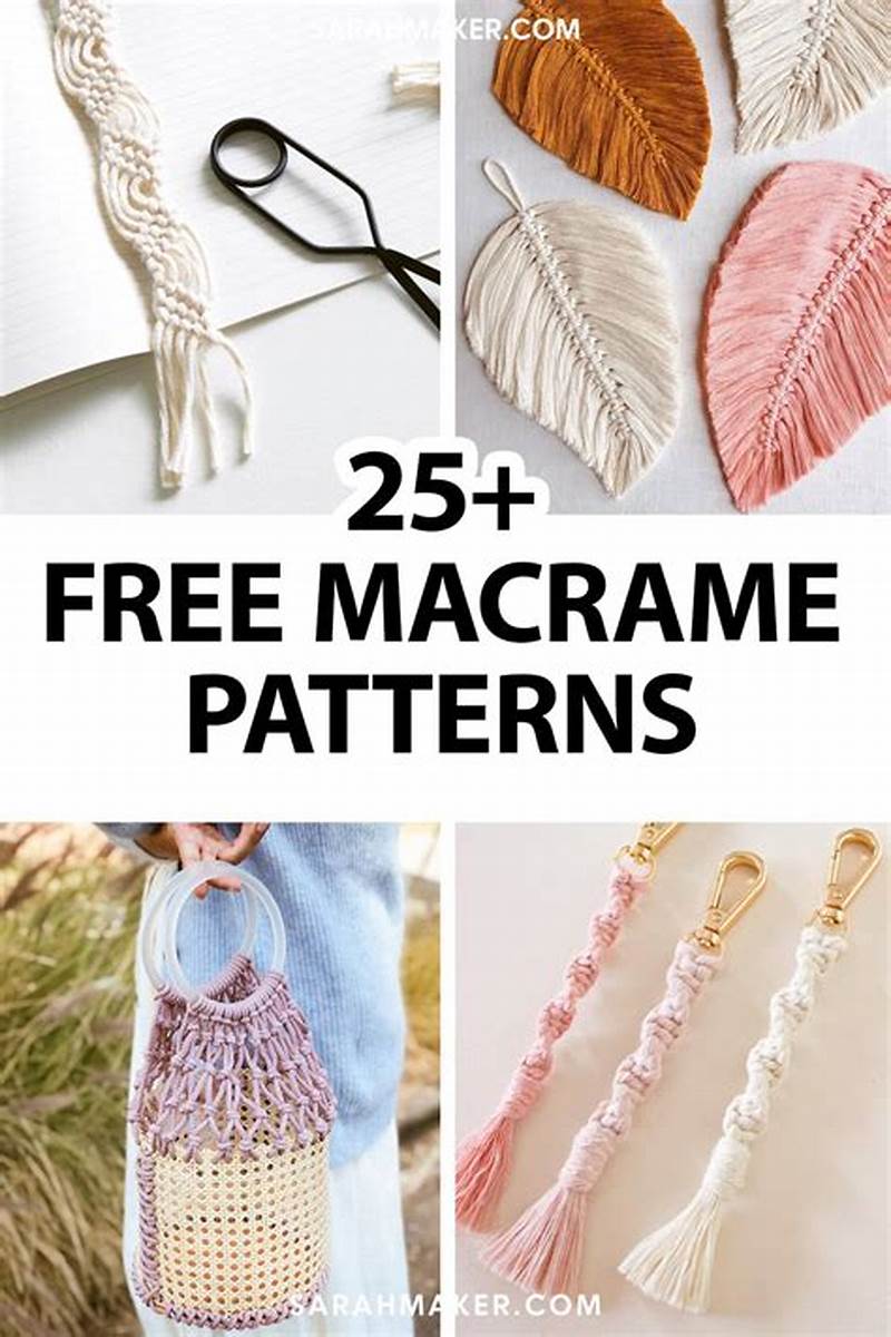 Free Printable Macrame Patterns For Beginners