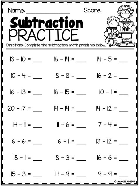 Free Printable Math Worksheets For 1st And 2nd Grade