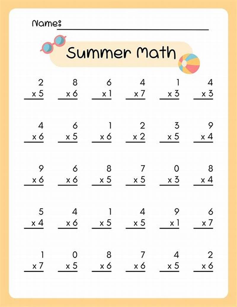 Free Printable Math Worksheets For 3rd Graders
