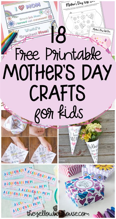 Free Printable Mothers Day Crafts