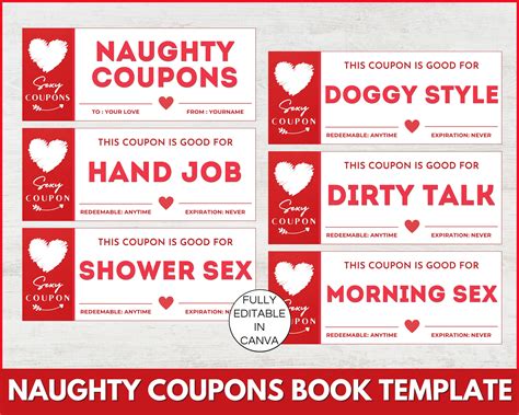 Free Printable Naughty Coupon Book