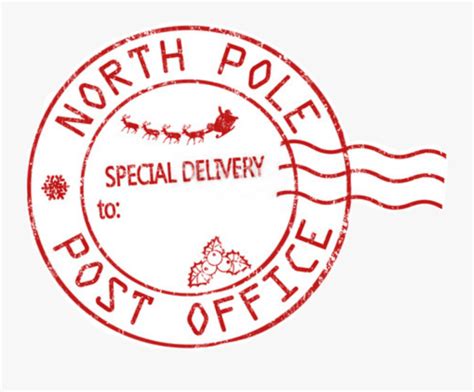 Free Printable North Pole Stamp