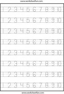 Free Printable Number Tracing Pages