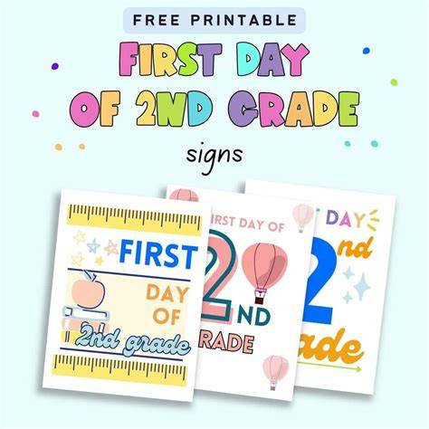 Free Printable Of Question Of The Day 2nd Grade Sign