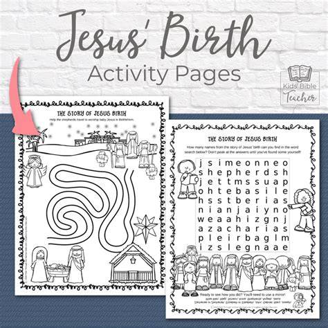 Free Printable Pictures Of The Birth Of Jesus