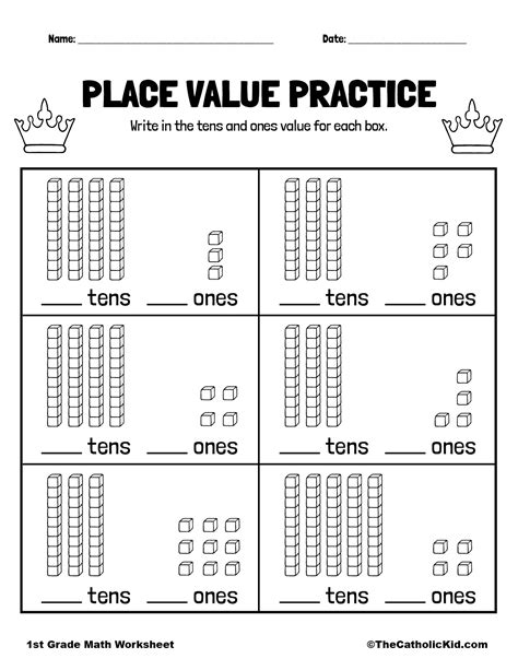 Free Printable Place Value Worksheets For 1st Grade