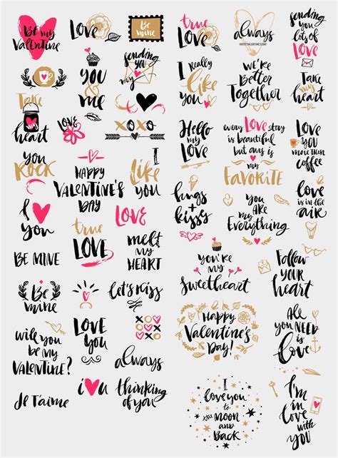 Free Printable Printable Love Stickers For Scrapbooking