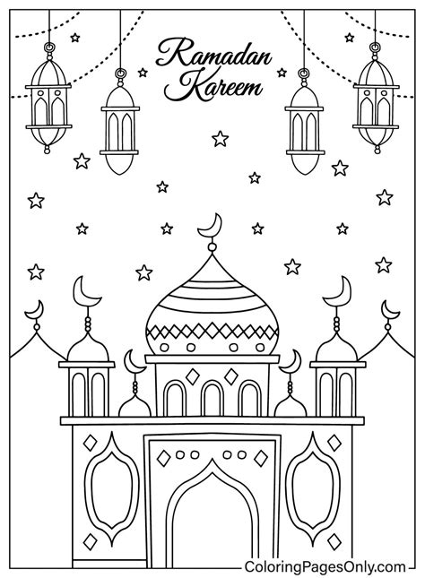 Free Printable Ramadan Coloring Pages For Kids