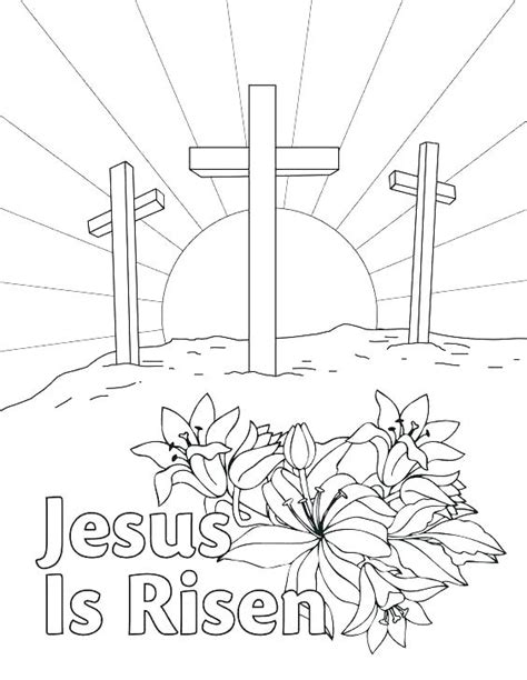 Free Printable Resurrection Coloring Pages