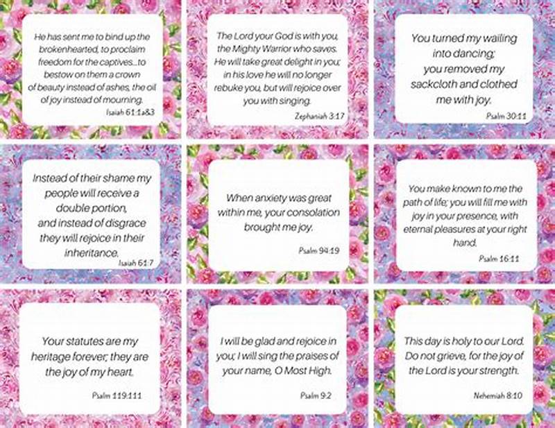 Free Printable Scripture Cards