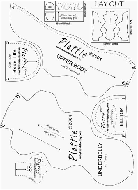 Free Printable Sewing Patterns For Soft Toys