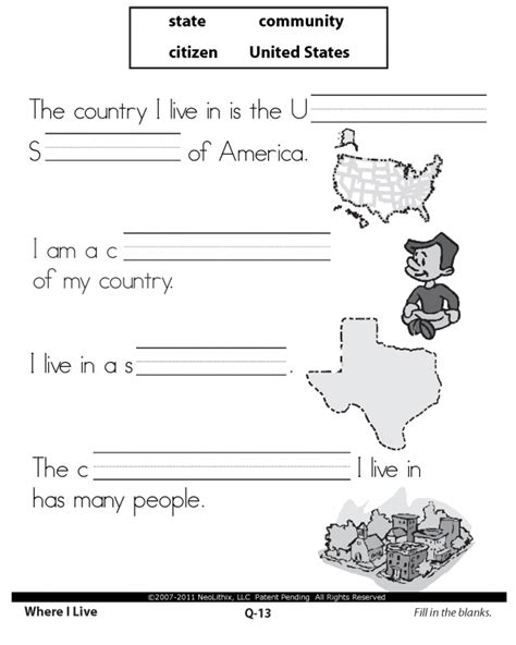 Free Printable Social Studies Worksheets For 1st Grade