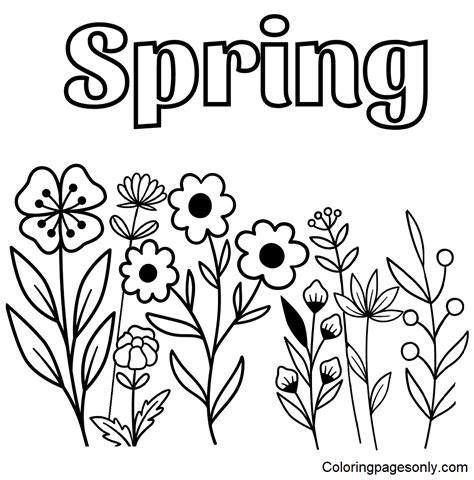 Free Printable Spring Flowers