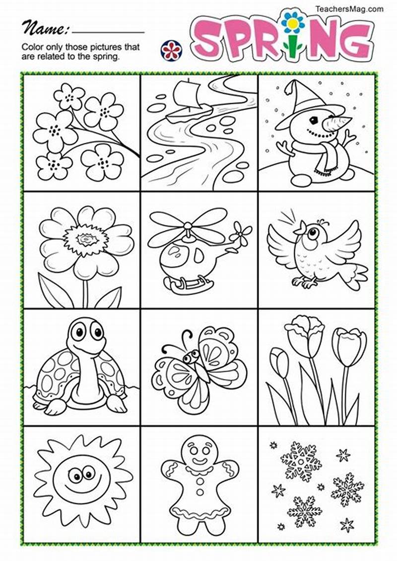 Free Printable Spring Worksheets